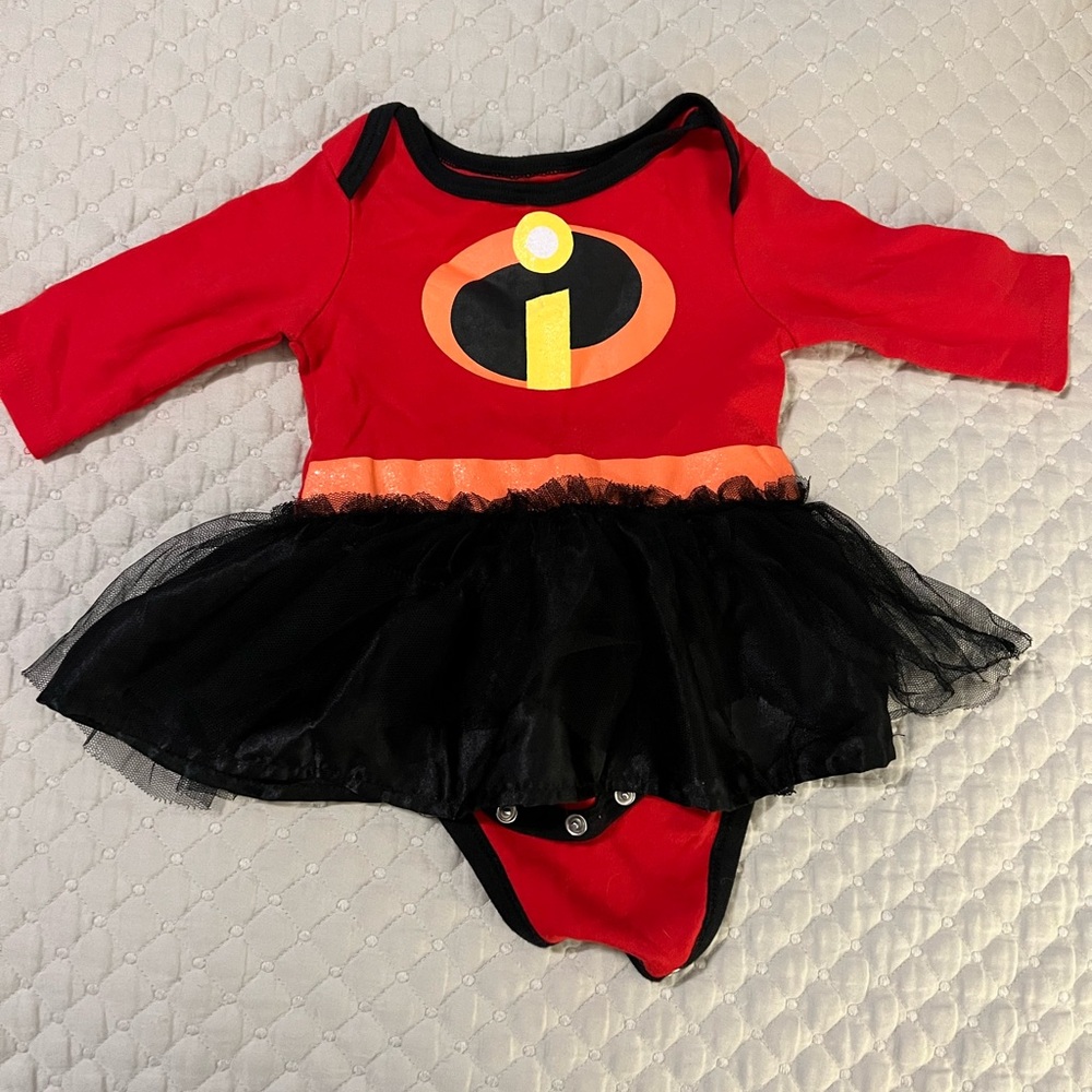 Incredibles Onsie Costume - Red and Black